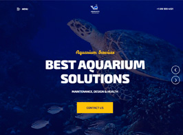 Aqualots | Aquarium Installation and Maintanance Services WordPress Theme
