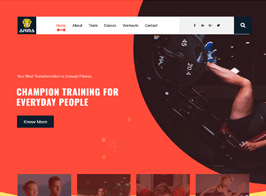 Arima – Fitness Club WordPress Theme