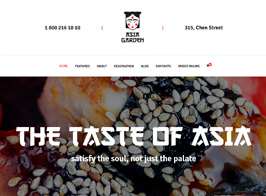 Asia Garden | Asian Food Restaurant WordPress Theme