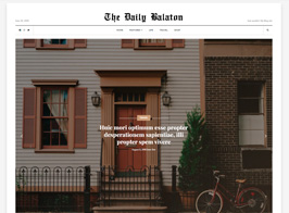 Balaton – Newspaper style Magazine WordPress Theme