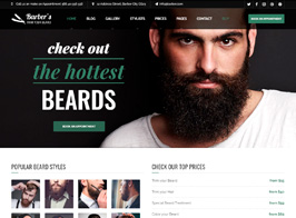 Barber – WordPress Theme for Barbers & Hair Salons
