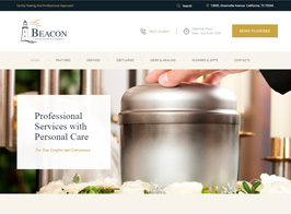 Beacon | Funeral Home Services & Cremation Parlor WordPress Theme