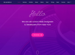 Blanka – One Page WordPress Theme