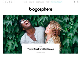 Blogosphere – Magazine and Blog WordPress Theme