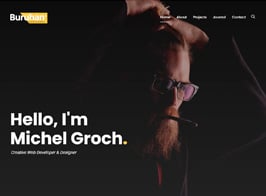 Buruhan | A portfolio Theme for Freelancers and Agencies