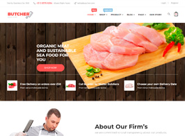 Butcher – Meat Shop WooCommerce WordPress Theme