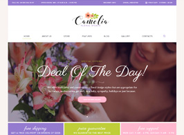 Camelia | A Floral Studio Florist WordPress Theme