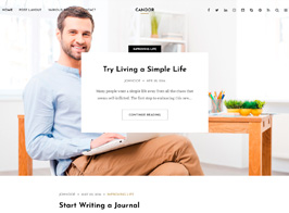 Candor – Responsive WordPress Blog Theme