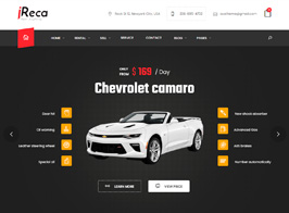 Ireca – Car Rental Boat, Bike, Vehicle, Calendar WordPress Theme