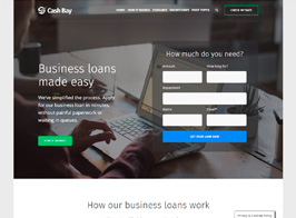 Cash Bay – Banking and Payday Loans WordPress Theme