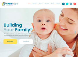 ChildHope | Child Adoption Service & Charity Nonprofit WordPress Theme