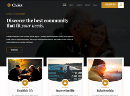 Cholot – Retirement Community WordPress Theme