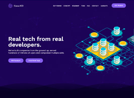 Coeus – Cryptocurrency Landing Page WordPress Theme