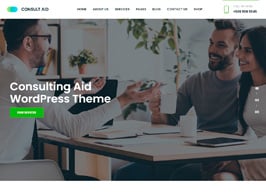 Consult Aid Business Consulting And Finance WordPress Theme