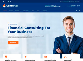 Consultax – Financial & Consulting WordPress Theme