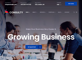 Consulty – Business Finance WordPress Theme