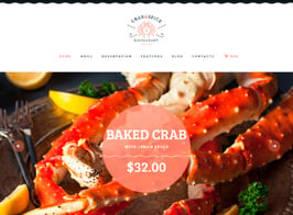 Crab & Spice | Restaurant and Cafe Food WordPress Theme
