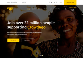 Crowdngo – Fundraising Charity WordPress Theme