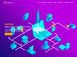 Cryptcio – Innovative WordPress Theme