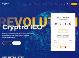 Cryptro – Cryptocurrency, Blockchain , Bitcoin & Financial Technology