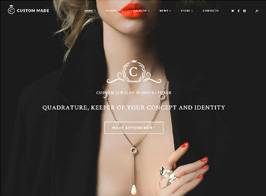 Custom Made | Jewelry Manufacturer and Store WordPress Theme