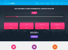 Dataserv – Professional Hosting WordPress Theme