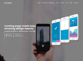 Decades – App Showcase & App Store WordPress Theme