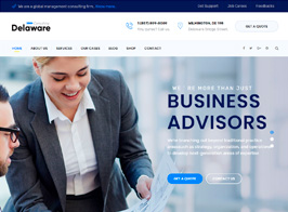 Delaware – Consulting and Finance WordPress Theme