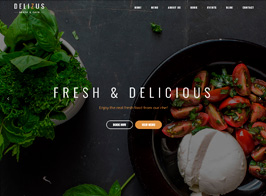 Delizus | Restaurant Cafe WordPress Theme
