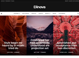 Dinova – Alternative Magazine Gutenberg Theme
