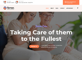 Djompo | Senior Care WordPress Theme