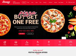 Domnoo – Pizza & Restaurant WordPress Theme