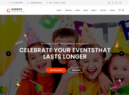 Dvents – Events Management Companies and Agencies WordPress Theme