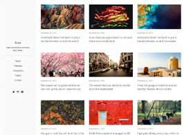 East – Clean & minimal WordPress Blog Theme