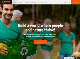Ecologie – Environmental NGO & Ecology WordPress Theme