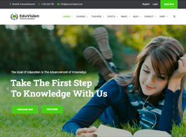 Eduvision – Online Course Multipurpose Education WordPress Theme