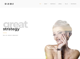 Eleos – One-Page Creative WordPress Theme