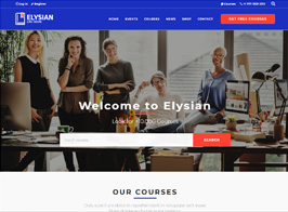 Elysian – WordPress School Theme + LMS