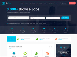 Entaro – Job Portal WordPress Theme