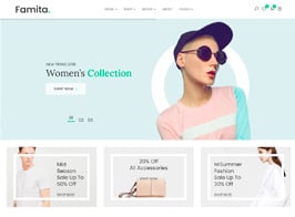 Famita – Minimalist WooCommerce WordPress Theme