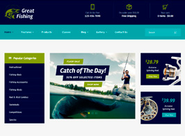 Fishing and Hunting Hobby WordPress Theme