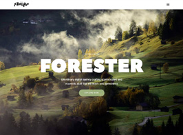 The Forester – WordPress minimalist portfolio Theme