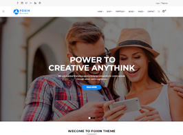 Foxin – Responsive Business WordPress Theme