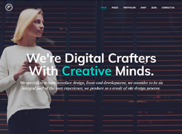 Fraxos – Creative portfolio WordPress Theme