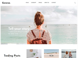 Ganesa – Minimal WordPress Personal Blog Theme