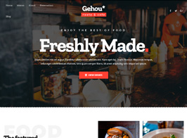 Gehou – A Modern Restaurant & Cafe Theme