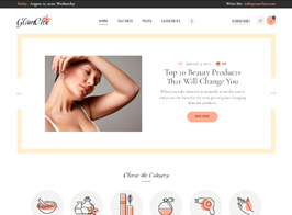 GlamChic | Beauty Blog & Online Magazine WordPress Theme