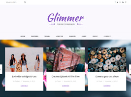 Glimmer – A Responsive WordPress Blog Theme