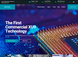 Grade – Engineering, Manufacturing & Industrial Product Showcase WP Theme