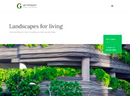 Grasshopper – Landscape Design and Gardening Services WP Theme